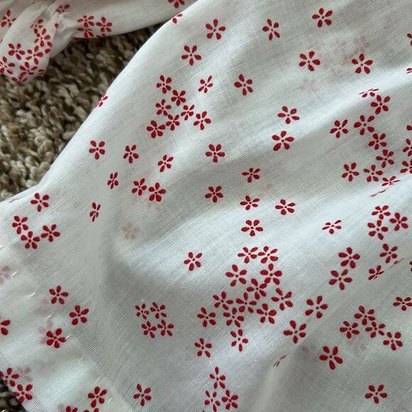 Vintage New York Kids 24M red Floral Ruffle Holiday Dress - Picture 12 of 15